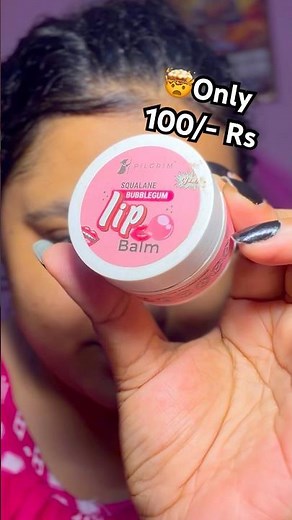 Pilgrim Squalane Bubblegum Lip Balm Review 💖 | Soft Pink Lips Instantly 😱 #shorts