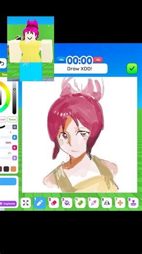 Drawing avatars in Roblox “draw me" (pt. 42) #anime #art #roblox #animeart #shorts #speed paint #fyp