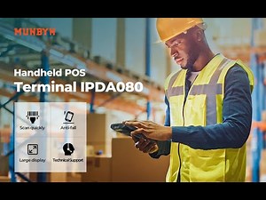 MUNBYN IPDA080 Rugged PDA Scanner | Scan Right, Spend Light