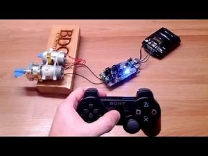 PS3 Controller controlling DC motor using Arduino ADK and Speed controller