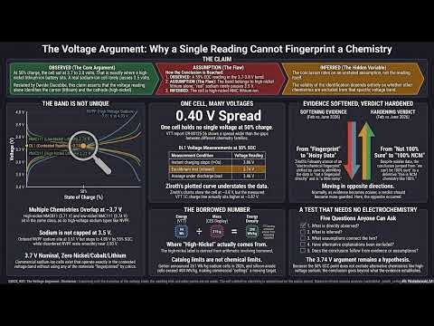 Ziroth's Voltage Argument Against the Donut Lab Solid-State Battery, as Giacobbe Represents It