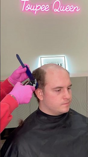 Toupee Time! #bald #toupee #hairtransformation #hairstyle