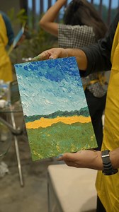 Colourful hands. Free minds. Honest expressions. In the quiet buzz of Vadodara, colour found its way onto paper through fingertips alone. It wasn’t about staying within the lines but about reconnecting with the joy of creating without hesitation. (canvas, conversation, bonding, experience, textured art) #Stonelam #NatureIsAboveAll #AboveAll | Stonelam