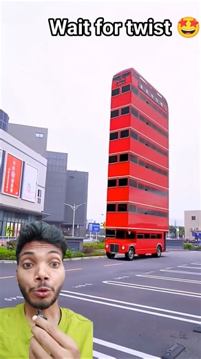 Building Bus to virus 🦠 attack in City 😜🤩 #shorts #funny #virus #china #trending