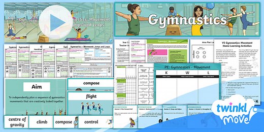 Twinkl Move PE - Year 5 Gymnastics: Movement Unit Pack