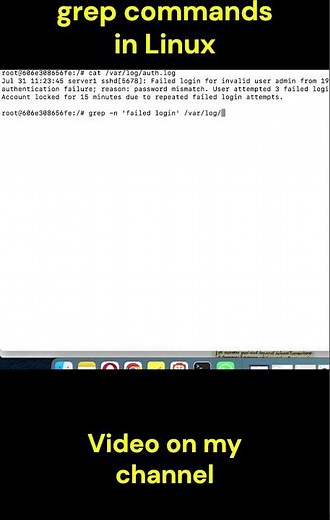How to Use grep in Linux #shorts