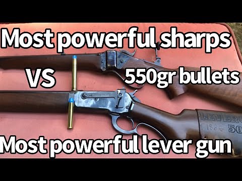 1874 Sharps￼ 50-140 VS 1886 Winchester 50-110