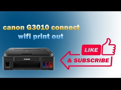 Canon Pixma g 3010 printer wifi connect print kaise kare (g2010,g3012,g1020)#subscribe #knowledge
