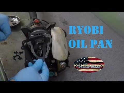 Oil Pan Replacement-Ryobi S430 Gas Trimmer | Techn' Moto