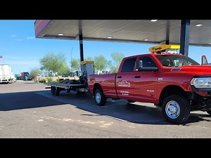 Simple badland winch install on hydraulic tilt deck trailer