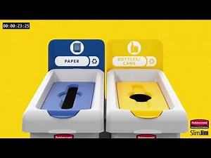 Rubbermaid® Recycling Slim Jim System