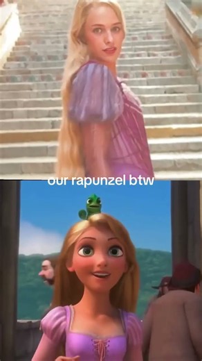 A new look at Teagan Croft as Rapunzel in Disney’s live-action TANGLED 🌸☀️ #tangled #disney