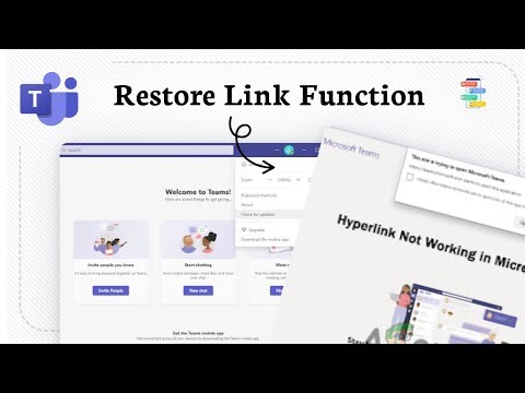 How to fix a hyperlink not working in Microsoft Teams