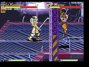 Alien vs. Predator (arcade game) - 2 players gameplay - no continues - Lt. Kurosawa & P. Warrior