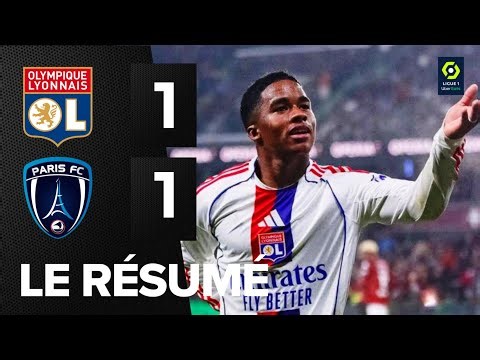 1-1 Résumé LYON vs PARIS FC !! Ligue 1 McDonnald's Goal Highlights Endrick vs Paris Atmosphere