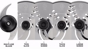 Vitamix 12-Cup Food Processor Attachment with Multi-Use Blade and Two Discs