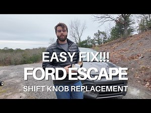 2013-2016 Ford Escape Shift Knob Replacement (Easy DIY Fix in Minutes!)