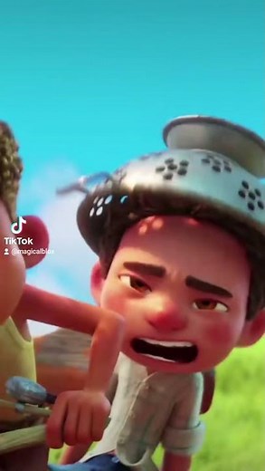 Lucas First Time Riding Bike With Alberto | Disney Luca Edit | Pixar