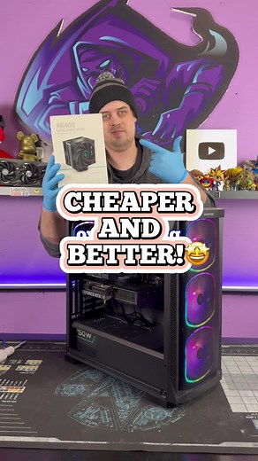 Cheaper and BETTER! 🤩 #pctips #pcbuild #gaming #gamingpc #aircooler #deepcoolak400 #cheapvsexpensive #techvideo