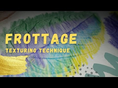 Rubbing | Frottage creativity | Step by Step