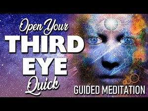Open Your THIRD EYE Quick! Guided Meditation. Powerful Tapping & Visualization Techniques Used
