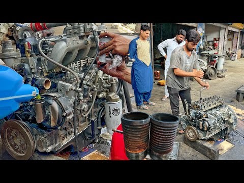 Cummins 6ct Air Compressor Engine RESTORATION, Seized to Smooth Running by Expert Mechanic