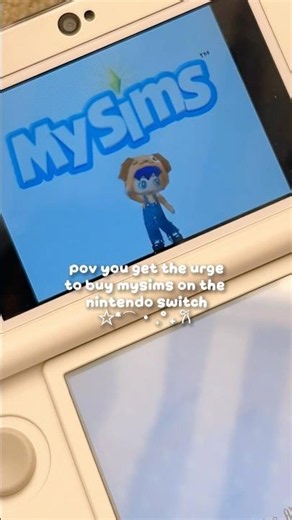 takes me back to my childhood 𝜗𝜚 ࣪˖ ִ𐙚 #mysims #nintendoDS #mysimsDS #mysimskingdom #nintendo3ds