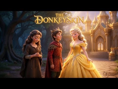 The Donkey Skin 👑✨ | A Princess Hidden in Disguise (Full Story) | Bedtime story for kids