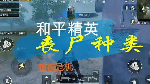 和平精英：娱乐老撕鸡解说，暗夜危机模式中丧尸种类