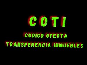 ➡️CODIGO DE OFERTA DE INMUEBLES - COMO EMITIR EL COTI#tutorialesafip