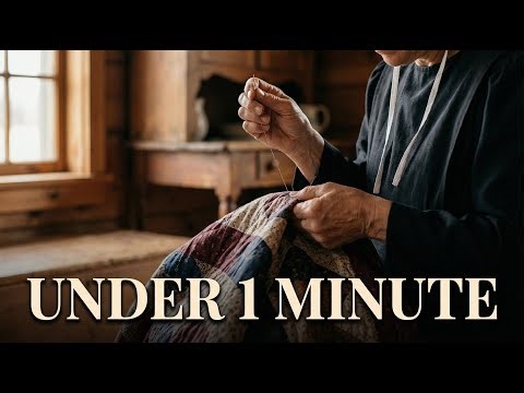 Amish Women Reveal Their Quilting Method