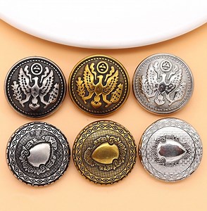 Metal Shield Eagle Buttons-6pcs Vintage Gold/silver for Sewing-blazer/jacket/coat/sweater - Etsy