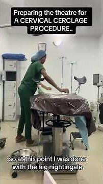 Cervical cerclage procedure …