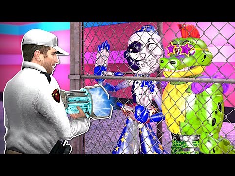 CAPTURING FNAF SECURITY BREACH ANIMATRONICS! - Garry's Mod Gameplay