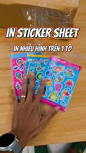 Biến mọi ý tưởng marketing thành sticker! 👉 In mọi số lượng – từ 10 tờ đến hàng nghìn tờ 👉 Cắt bế tự do, miễn phí setup 👉 In nhiều mẫu trên cùng một tờ — tiết kiệm & sáng tạo hơn Sticker sheet giúp bạn quảng bá thương hiệu, tặng khách hàng, và làm quà sự kiện chuyên nghiệp mà vẫn cực fun. | Tiệm In Sticker - Custom Stickers & Decals