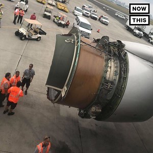 3.4M views · 20K reactions | One of the this plane’s engines failed and ripped apart as it flew over the Pacific Ocean, but the pilot still safely landed | NowThis | Facebook