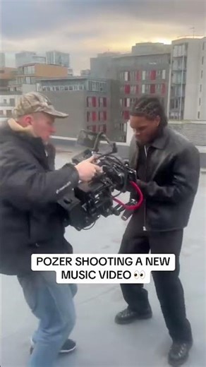 Pozer shooting a new music video 👀 #pozer #youtubeshorts