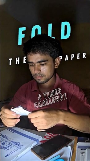Impossible Paper Fold Challenge 📄