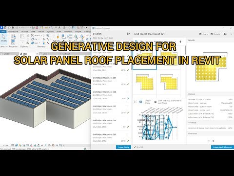 GENERATIVE DESIGN - Solar Panel Placement on Flat Roof