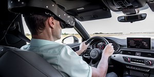 VR goggles and giant touchscreen tables: How Audi explains new car technology