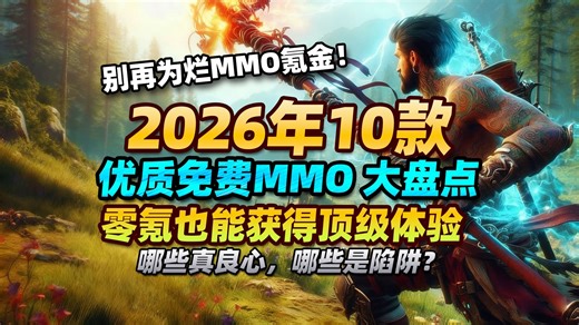 别再为烂MMO氪金！2026 年顶级免费 MMO 游戏大盘点 | 避开那些糟糕之作零氪也能获得顶级体验，哪些真良心，哪些是陷阱？