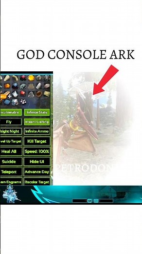 ARK God Console Gameplay 💀 | Unlimited Power Mode#ARK#ARKGodConsole#lowfps #ARKSurvival#ARKMobile