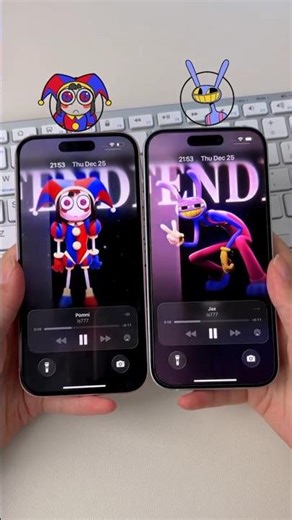 Pomni & Jax Animated Lock screen🤣 | The amazing digital circus #tabc #glitchmoments #animation #edit