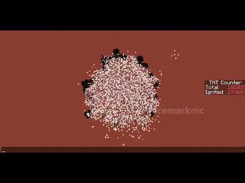 32*TNT Superflat World No Lag Explosion in Minecraft