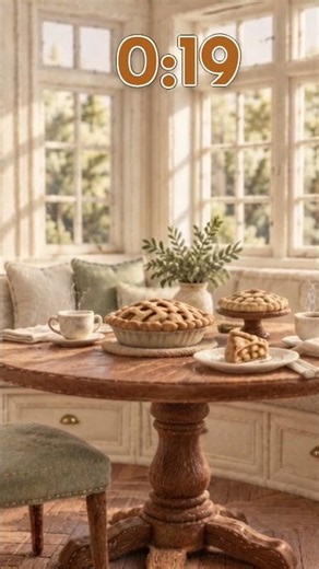 15 Minute Kitchen Timer Short Version | Elegant Ivory & Cream Kitchen