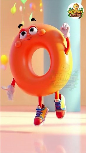 🟠 O for Orange | Dancing Letter O 3D Animation | Fun ABC Alphabet Song for Kids 🍊🎶