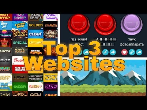 Top 3 websites for minecraft content creators!🔥