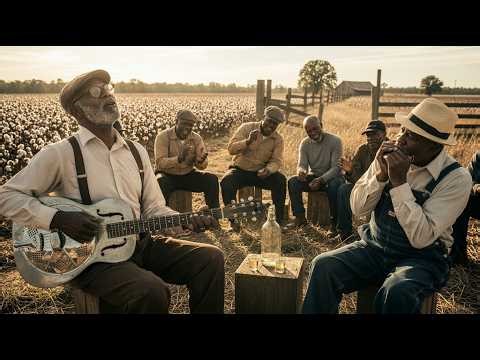 Real Mississippi Delta Blues | Old School Guitar & Harmonica (Smoky Night Session)