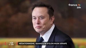 70K views · 1.7K reactions |  Quand Grok, l’IA d’Elon Musk, fait preuve de négationnisme À certaines questions posées par les utilisateurs de X, l’outil donne des réponses fausses, complotistes et livre une vision très orientée du monde. | Le 20h – France Télévisions | Facebook