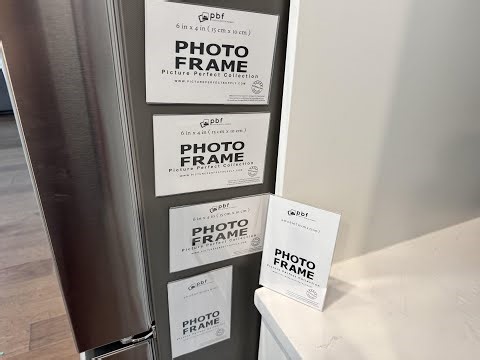 Chat history - pbf 3-Pack 4x6 & 3-Pack 6x4 Magnetic Picture Frames for Refrigerator | Clear Magnetic